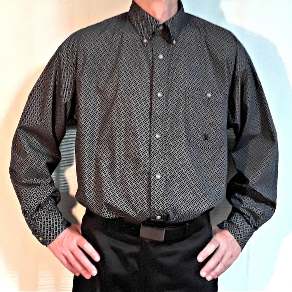 Wrangler TwentyX Black Pattern Shirt